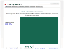 Tablet Screenshot of conceptos.mx
